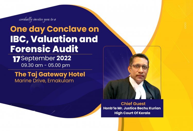 One Day Conclave on IBC, Valuation and Forensic Audit on September 17