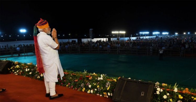 ‘രാത്രി 10 മണിയായി’; രാജസ്ഥാനിൽ റാലിയെ അഭിസംബോധന ചെയ്യാതെ മോദി, ക്ഷമാപണം - Narendra Modi Speaks