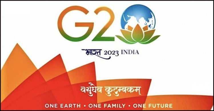 ജി20 ലോഗോയിൽ താമര; വിമർശിച്ച് കോൺഗ്രസ്, രാജീവിന്റെ അർഥവും താമരയെന്ന് ബിജെപി– Lotus in G20 logo