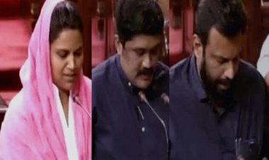 കേരളത്തിൽ നിന്നുള്ള പുതിയ രാജ്യസഭാ അംഗങ്ങൾ സത്യപ്രതിജ്ഞ ചെയ്തു; പി. സന്തോഷ് കുമാർ മലയാളത്തിൽ