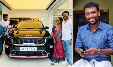 'സ്വപ്നം യാഥാർഥ്യമാക്കി ജോർജ്'; കിയ എസ്യുവി സോണറ്റ് സ്വന്തമാക്കി കരിക്ക് താരം അനു കെ അനിയൻ