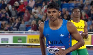 CWG 2022 | ചരിത്രനിമിഷം ; കോമണ്‍വെല്‍ത്ത് ഗെയിംസ് ലോങ്ജംപില്‍ മലയാളി താരം എം.ശ്രീശങ്കറിന് വെള്ളി