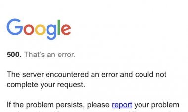 Google പണിമുടക്കി; error 500; വലഞ്ഞ് ഉപയോക്താക്കൾ