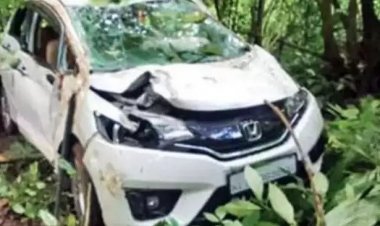 കൊക്കയിലേക്ക് തലകീഴായി മലക്കം മറിഞ്ഞ കാറിൽ നിന്ന് അത്ഭുതകരമായി രക്ഷപെട്ട് നടി അനു നായരും അഞ്ജലിയും