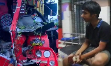 അമിത വേഗതയിലല്ലേ എന്ന് ചോദിച്ചിരുന്നെന്ന് വിദ്യാർഥി; ബസ് വേളാങ്കണ്ണി യാത്ര കഴിഞ്ഞ് തിരിച്ചെത്തിയതെന്ന് രക്ഷിതാവ്
