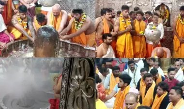 പരിക്കുമാറാൻ ക്ഷേത്ര ദർശനം; ഋഷഭ് പന്തിനായി ഉജ്ജയിൻ ക്ഷേത്രത്തിലെത്തി ഇന്ത്യന്‍ താരങ്ങള്‍