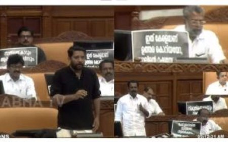 നിയമസഭയിൽ കറുപ്പ് ഷ‍ർട്ടണിഞ്ഞ് പ്രതിപക്ഷ എംഎൽഎമാ‍ർ: സഭയിൽ ഇന്നും മാധ്യമ ക്യാമറകൾക്ക് വിലക്ക്