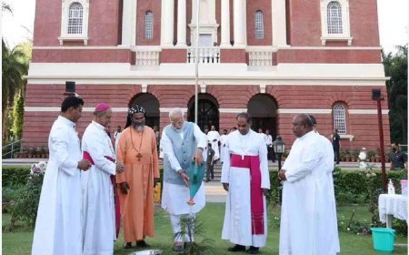 'ബിജെപിയോട് തൊട്ടുകൂടായ്മയില്ല; പ്രധാനമന്ത്രിയുടെ ഈസ്റ്റർ സന്ദർശനത്തിനുശേഷം ഫരീദാബാദ് അതിരൂപത ആർച്ച് ബിഷപ് മാർ കുര്യാക്കോസ് ഭരണികുളങ്ങര