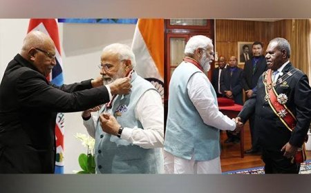 നരേന്ദ്ര മോദിക്ക് ഫിജി സർക്കാരിൻ്റെ ഉന്നത സിവിലിയൻ പുരസ്കാരം