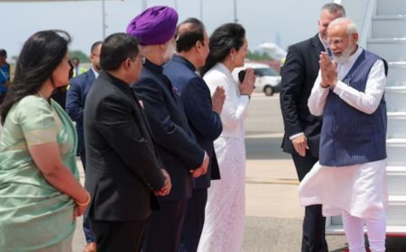 PM Modi US Visit: പ്രധാനമന്ത്രി നരേന്ദ്ര മോദി അമേരിക്കയിലെത്തി; ഊഷ്മള വരവേൽപ്പ്