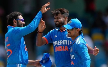 വിൻഡീസിനെതിരെ ആദ്യ ഏകദിനത്തിൽ ഇന്ത്യക്ക് 5 വിക്കറ്റ് ജയം