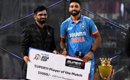 Mohammed Siraj|പ്ലെയർ ഓഫ് ദ മാച്ച് സമ്മാനത്തുക ഗ്രൗണ്ട്‌സ്റ്റാഫിന്