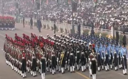 Republic Day 2024 : ഇന്ത്യയുടെ സൈനികശക്തി വിളിച്ചോതി റിപ്പബ്ലിക്ക് ദിന പരേഡ്; കര്‍ത്തവ്യപഥിലെ പരേഡിൽ ഫ്രഞ്ച് സൈന്യവും