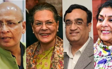 സോണിയ ഗാന്ധി, അഭിഷേക് മനു സിങ്വി, അജയ് മാക്കന്‍, രേണുക ചൗധരി, പ്രധാനികളെ മത്സരരംഗത്തിറക്കി കോണ്‍ഗ്രസ്; രാജ്യസഭ സ്ഥാനാര്‍ഥികളെ പ്രഖ്യാപിച്ചു
