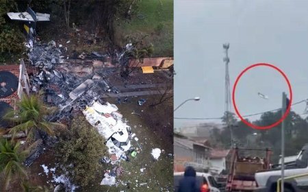 ബ്രസീലില്‍ വിമാനദുരന്തം; തകര്‍ന്നുവീണത് ജനവാസമേഖലയിലേക്ക്, 61 മരണം