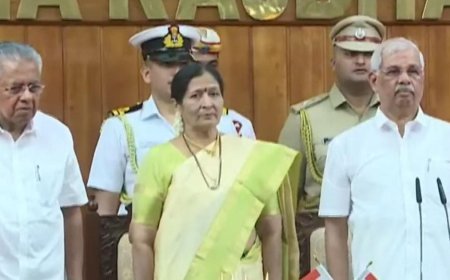 രാജേന്ദ്ര വിശ്വനാഥ് ആർലെകർ കേരള ഗവർണർ; സത്യപ്രതിജ്ഞ ചെയ്‌ത് അധികാരമേറ്റു