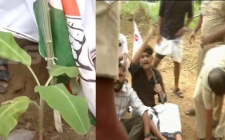 'ബഡ്സ് സ്കൂളിന് ആർഎസ്എസ് നേതാവ് ഹെഡ്‌ഗെവാറിൻ്റെ പേര്'; പ്രധിഷേധിച്ച് ഡിവൈഎഫ്ഐ, യൂത്ത് കോൺഗ്രസ് പ്രവർത്തകർ