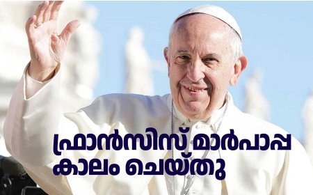 ഫ്രാൻസിസ് മാർപാപ്പ കാലം ചെയ്തു