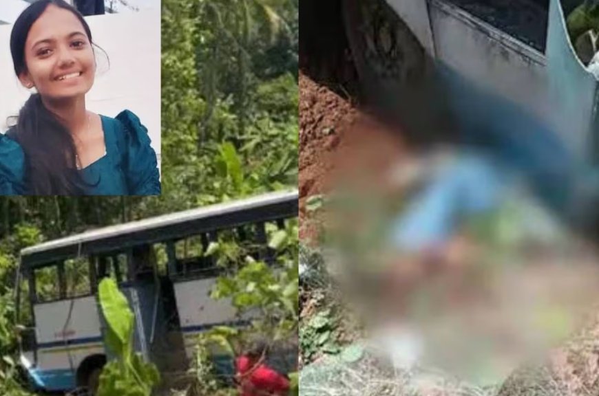 നേര്യമംഗലത്ത് കെഎസ്ആർടിസി ബസ് താഴ്ചയിലേക്ക് മറിഞ്ഞ് പെൺകുട്ടി മരിച്ചു; 25ഓളം പേർക്ക് പരിക്ക്
