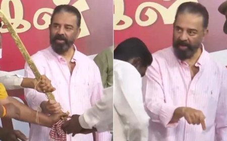 പൊതുവേദിയില്‍ വാളുമായി ആരാധകന്‍; ദേഷ്യപ്പെട്ട് താരം,