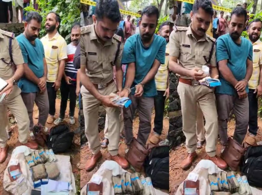 കോഴിക്കോട് പന്തീരാങ്കാവിലെ ബാങ്കിൽ നിന്ന് പണം തട്ടിയെടുത്ത 39 ലക്ഷം രൂപ പറമ്പിൽ കുഴിച്ചിട്ട നിലയിൽ