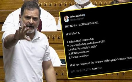 ട്രംപിന്റെ 'ഡെഡ് ഇക്കോണമി' പ്രയോഗത്തെ തള്ളാതെ രാഹുല്‍ ഗാന്ധി;