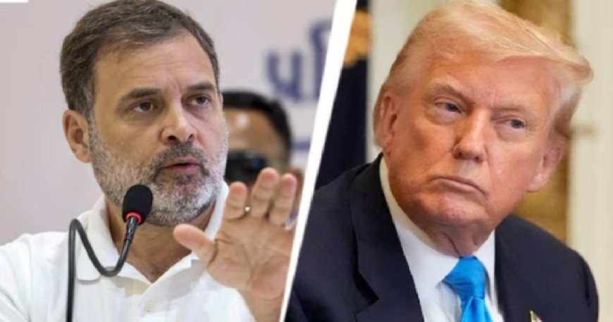'അമേരിക്ക ഇന്ത്യയ്ക്ക് മേൽ നടത്തുന്ന സാമ്പത്തിക ബ്ലാക്ക്‌മെയിലിങ്'; വിമർശിച്ച് രാഹുൽ ഗാന്ധി, ഇരട്ടത്താപ്പെന്ന് തരൂർ