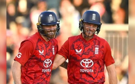 ദക്ഷിണാഫ്രിക്കയ്‌ക്കെതിരെ നടന്ന രണ്ടാം ടി 20 യിൽ വെടിക്കെട്ട് പ്രകടനവുമായി ഇംഗ്ലണ്ട്