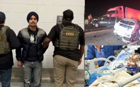 അമേരിക്കയിൽ ഇന്ത്യാക്കാരനായ ട്രക്ക് ഡ്രൈവർ അറസ്റ്റിൽ; അഞ്ച് വയസുകാരിക്ക് ഗുരുതര പരിക്കേറ്റ 2024 ലെ അപകടത്തിന് കാരണക്കാരനെന്ന് പൊലീസ്