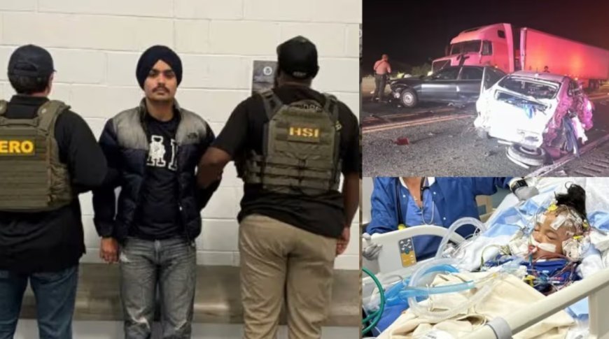 അമേരിക്കയിൽ ഇന്ത്യാക്കാരനായ ട്രക്ക് ഡ്രൈവർ അറസ്റ്റിൽ; അഞ്ച് വയസുകാരിക്ക് ഗുരുതര പരിക്കേറ്റ 2024 ലെ അപകടത്തിന് കാരണക്കാരനെന്ന് പൊലീസ്