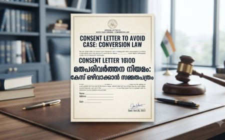 മതപരിവർത്തന നിയമം: കേസ് ഒഴിവാക്കാൻ സമ്മതപത്രം