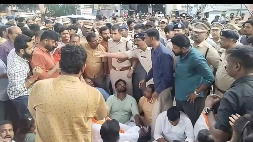 ഗണേഷ് പന്തൽ: സൈദാബാദിൽ ചിക്കൻ കഷ്ണം കണ്ടെത്തിയത് സംഘർഷാവസ്ഥ സൃഷ്ടിച്ചു