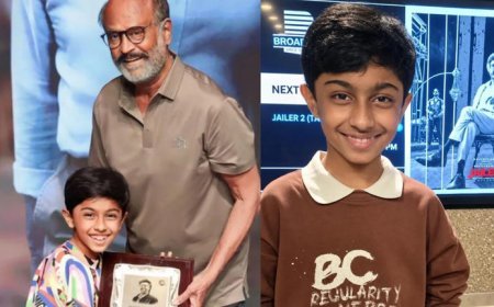 'ജയിലർ 2'-ൽ രജനികാന്തിന്റെ പേരക്കുട്ടിയായി വേഷമിടുന്ന, 13-ാം വയസ്സിൽ ഒരു സോഫ്റ്റ്‌വെയർ കമ്പനിയുടെ സഹസ്ഥാപകനായ ആ ബാലനെ പരിചയപ്പെടാം.