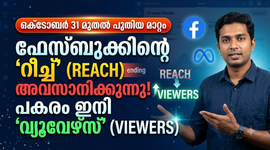 Facebook-ൽ Reach മെട്രിക് അവസാനിക്കുന്നു; പകരം Viewers വരുന്നു: ഒക്ടോബർ 31 മുതൽ പുതിയ മാറ്റം