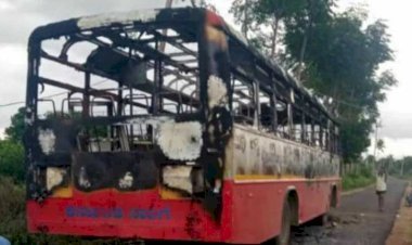 ഡി.കെ. ശിവകുമാറിനെ അറസ്റ്റ് ചെയ്തതില്‍ പ്രതിഷേധിച്ച് കര്‍ണാടകയില്‍ കോണ്‍ഗ്രസ് ആഹ്വാനം ചെയ്ത ബന്ദില്‍ അക്രമം