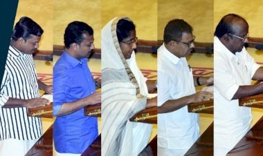 നിയമസഭാ സമ്മേളനം തുടങ്ങി; അഞ്ച് എംഎൽഎമാർ സത്യപ്രതിജ്ഞ ചെയ്തു
