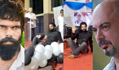 Anil Radhakrishnan Menon refuses to share stage with Bineesh Bastin, actor protests by sitting on stage