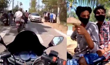 ട്രോൾ വിഡിയോ ‘സീരിയസ്’ ആയി; മനഃപ്പൂർവം വാഹനമിടിപ്പിച്ച യുവാക്കൾക്കെതിരെ കേസ്